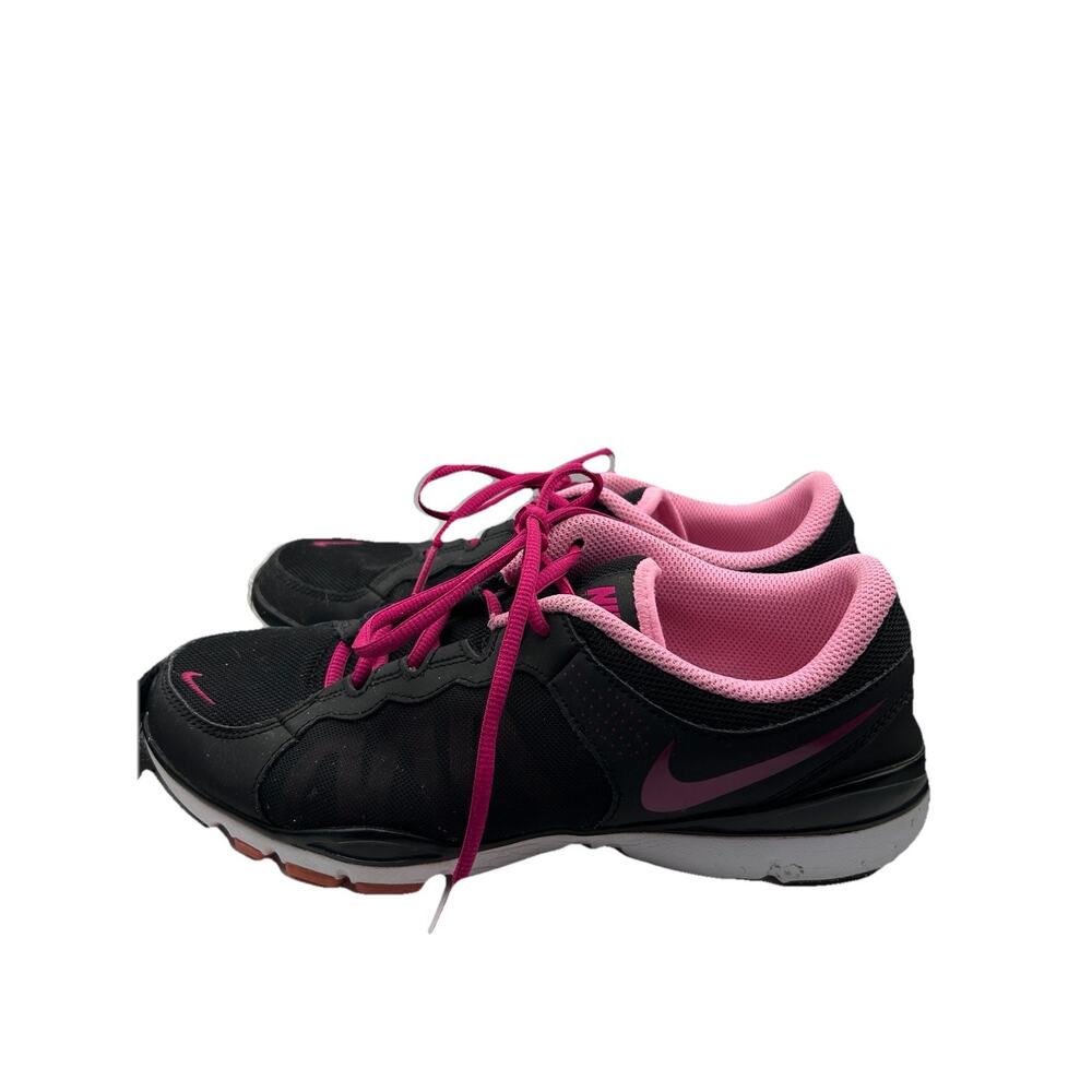 Nike Terrific Flex Trainer 2 Running Shoes Black Pink Y2K Whimsigoth Womens 9.5